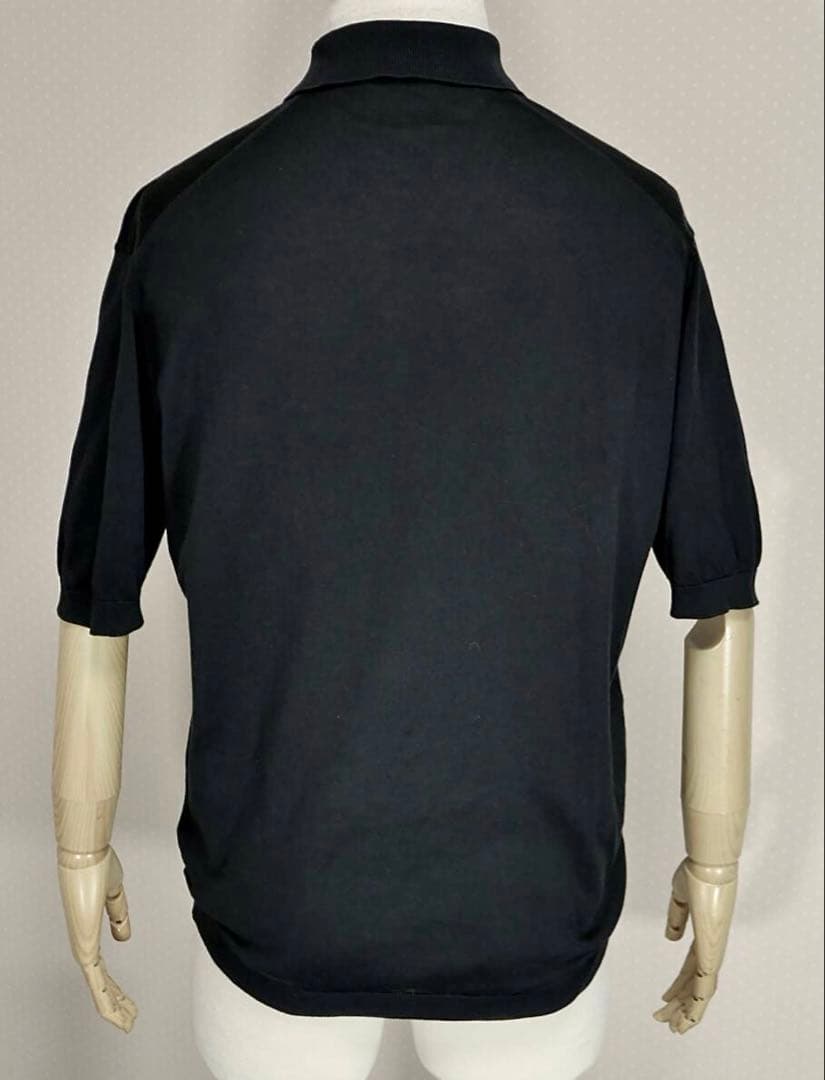 JOHN SMEDLEY ISIS 30G コットンニット ポロシャツ M