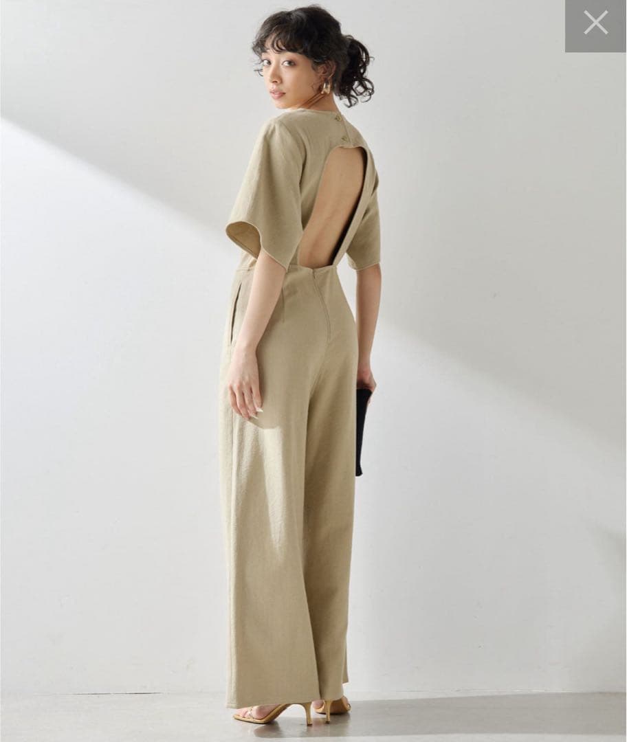 【24ss新品未使用】ウィムガゼット ジャンプスーツ オールインワン ベージュ