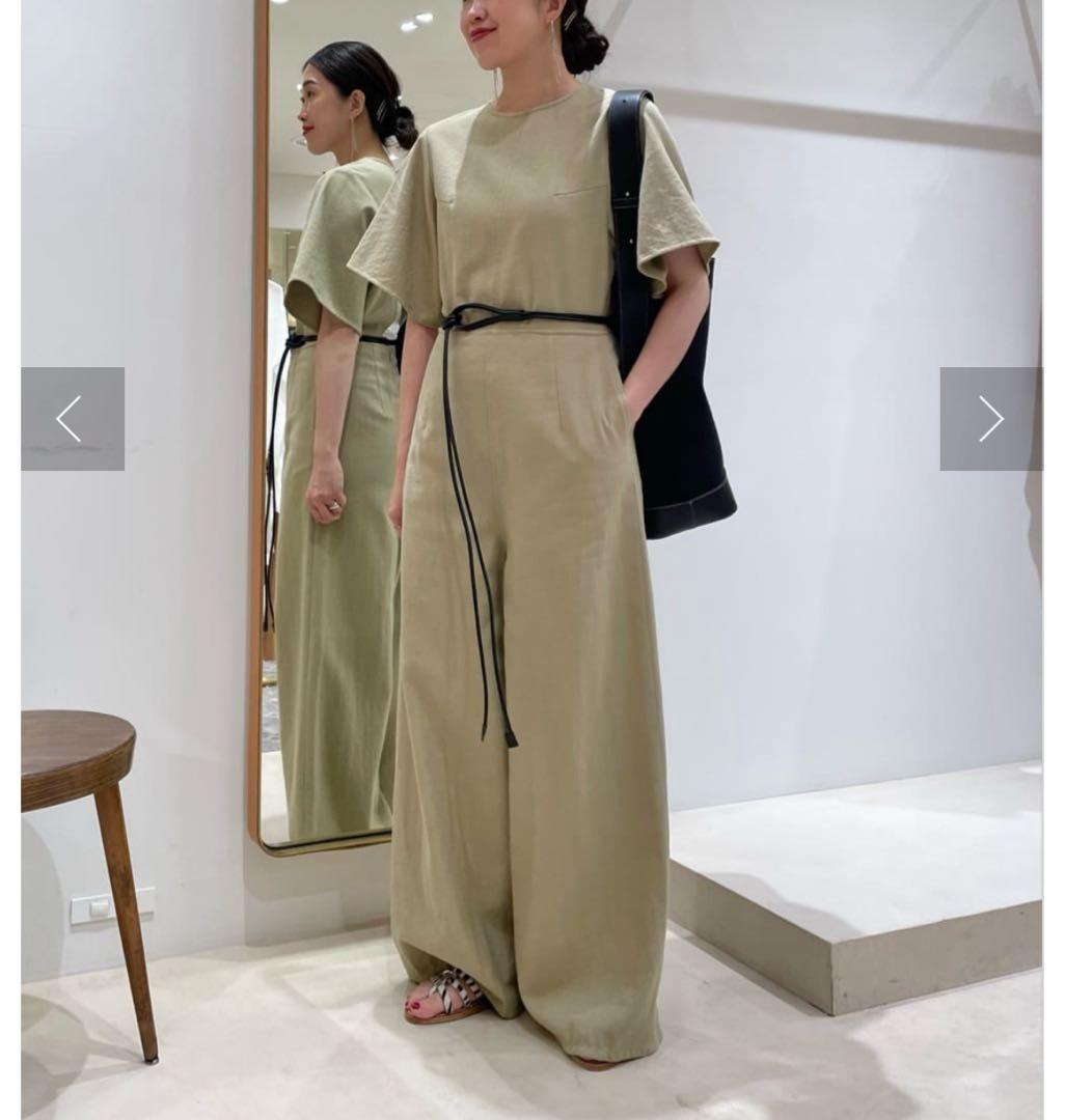 【24ss新品未使用】ウィムガゼット ジャンプスーツ オールインワン ベージュ