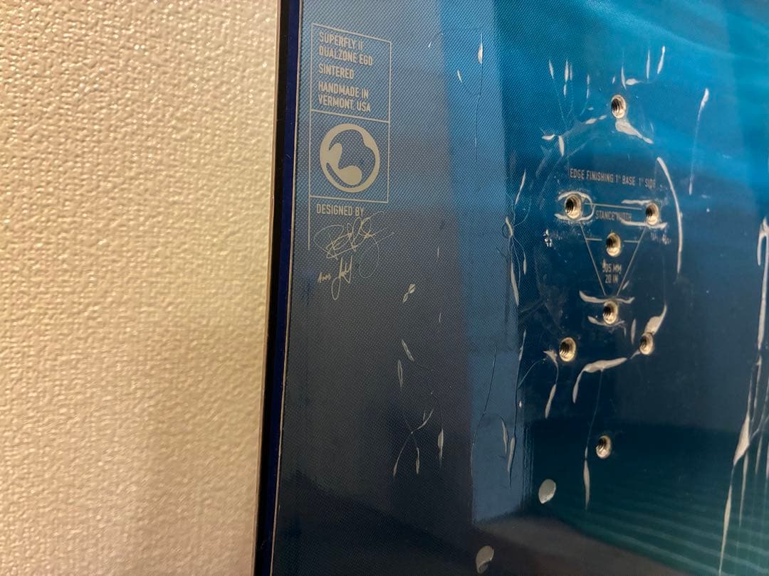 美品　初代バートンフィッシュ156cm パウダーボード