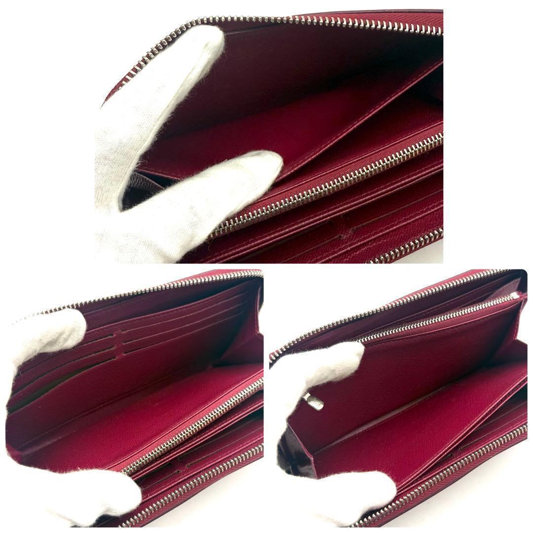 【極上美品】新型ルイヴィトン エピ ジッピーウォレット フューシャ 長財布