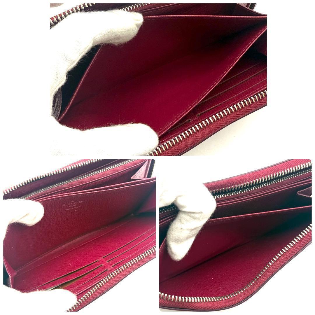 【極上美品】新型ルイヴィトン エピ ジッピーウォレット フューシャ 長財布