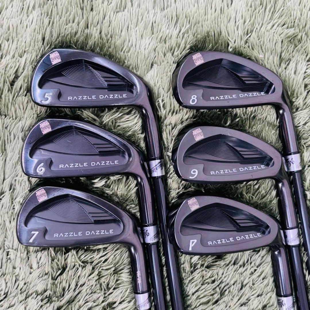 ラズルダズル 福浦和也 2000本安打達成記念モデル アイアン6本セット 限定品