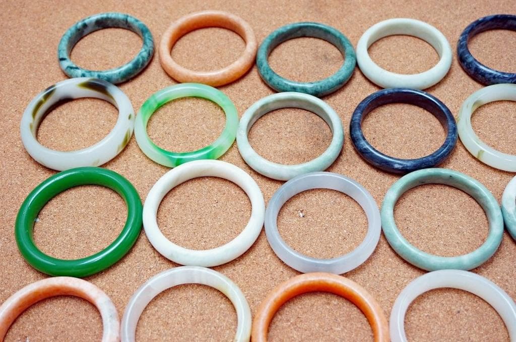 [22A] 天然石 バングル 30点 ブレスレット Nm26-250430S