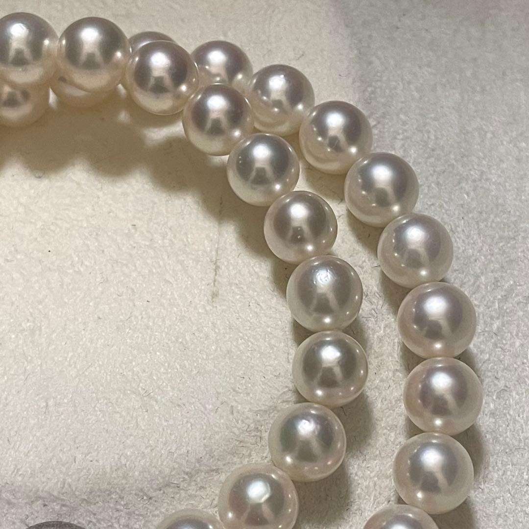 【田崎真珠✨超大珠✨極美品】 あこや本真珠 ネックレス 8.5 パール オーロラ