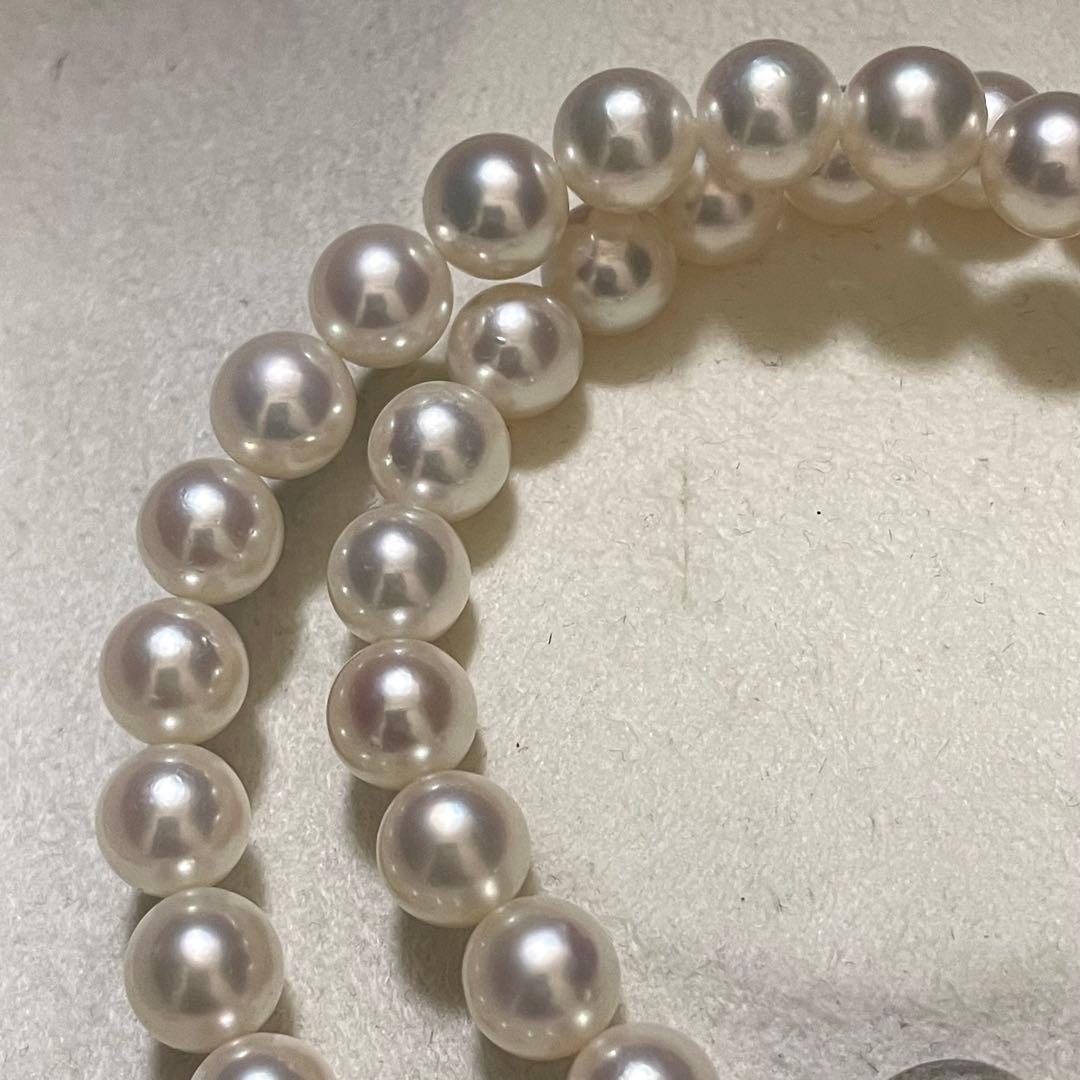 【田崎真珠✨超大珠✨極美品】 あこや本真珠 ネックレス 8.5 パール オーロラ