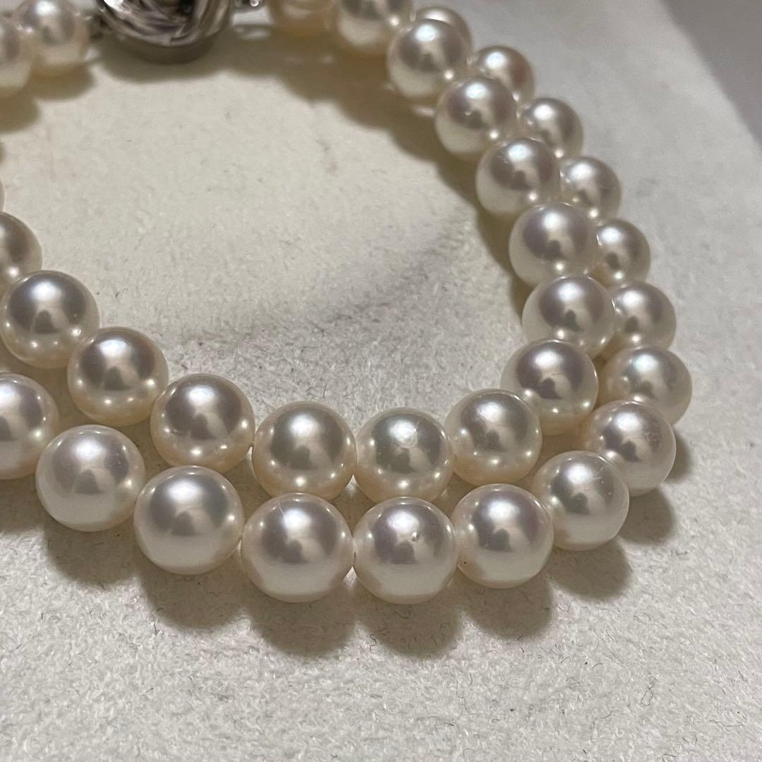 【田崎真珠✨超大珠✨極美品】 あこや本真珠 ネックレス 8.5 パール オーロラ