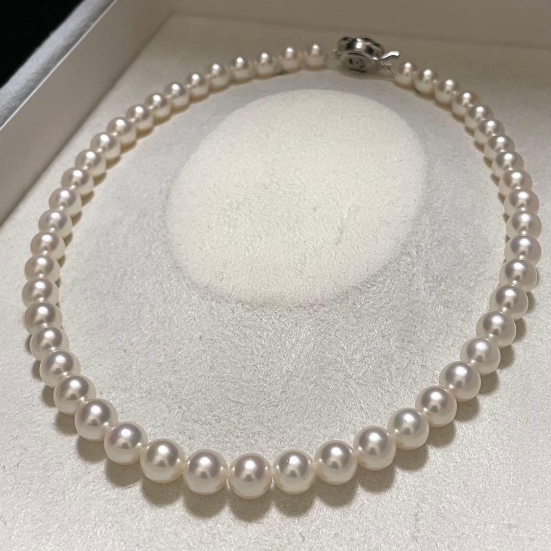 【田崎真珠✨超大珠✨極美品】 あこや本真珠 ネックレス 8.5 パール オーロラ