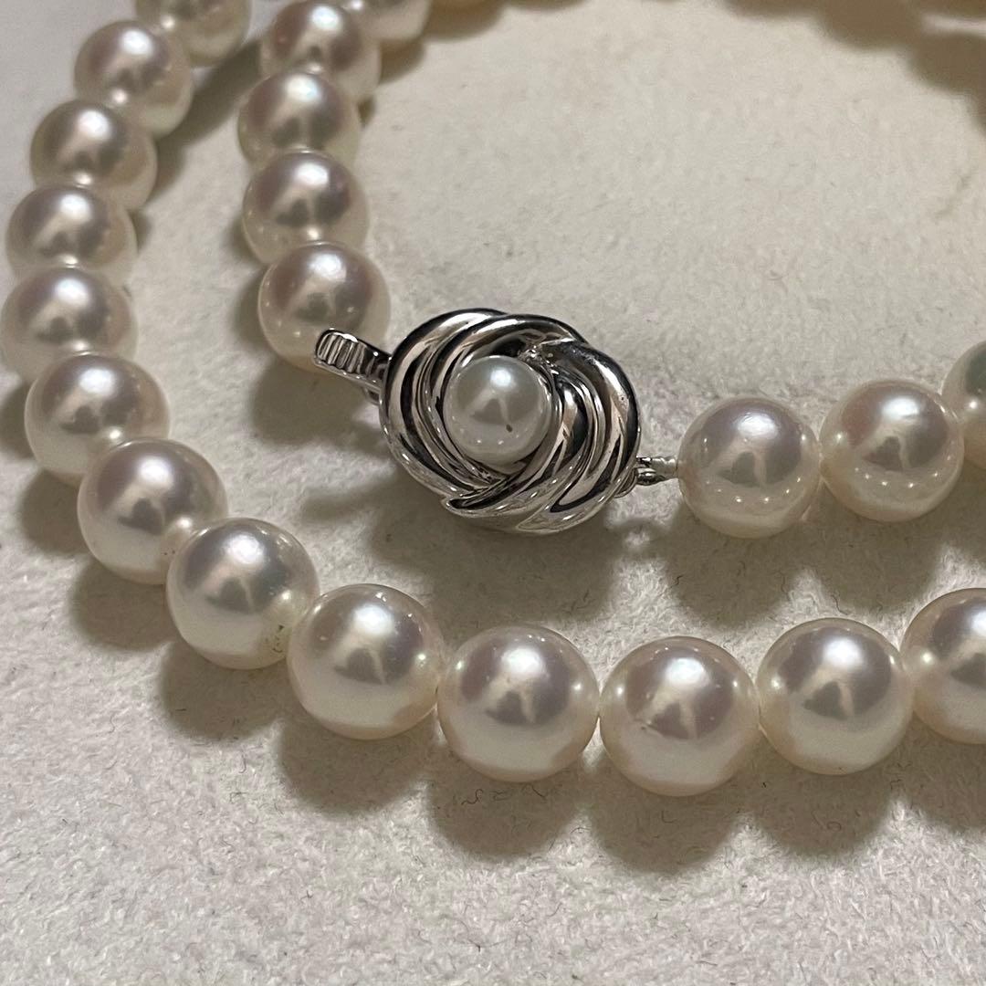 【田崎真珠✨超大珠✨極美品】 あこや本真珠 ネックレス 8.5 パール オーロラ