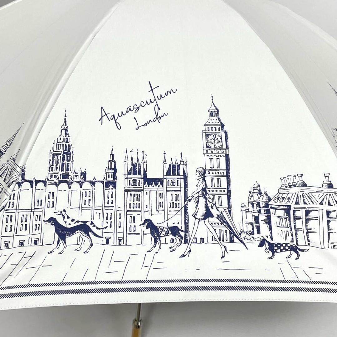 t*a様 新品52987アクアスキュータムホワイトサマーシールド1級遮光晴雨兼用