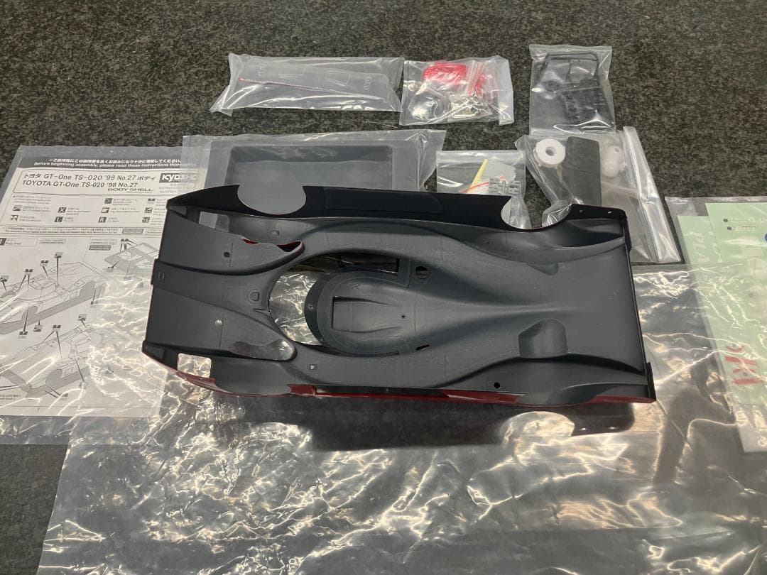 京商プラズマ Lm カーボンエディション ポルシェ 962C +スペアボディ3点