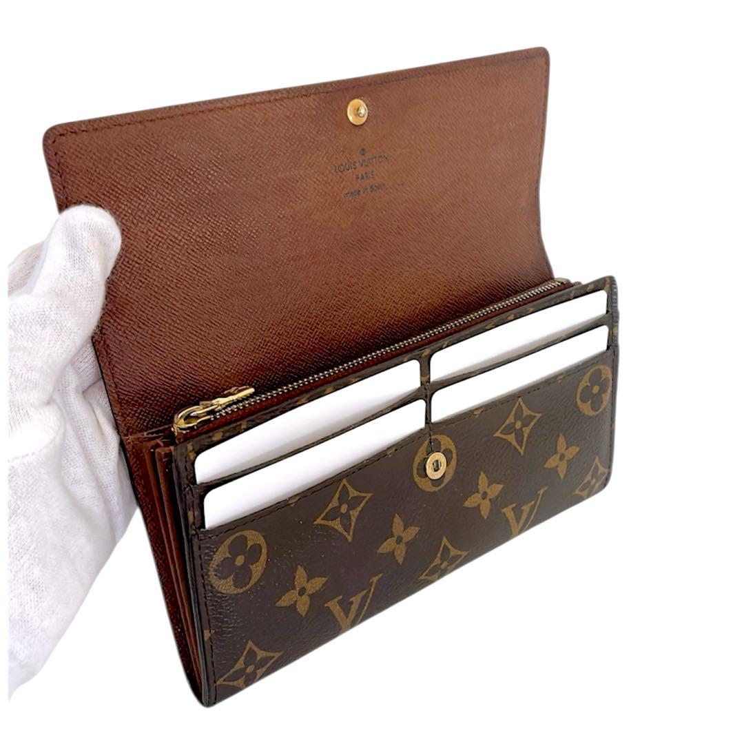 ルイヴィトン　モノグラム　ポルトフォイユ サラ 長財布