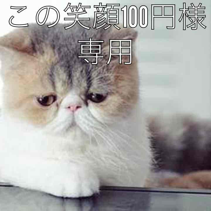 この笑顔100円様