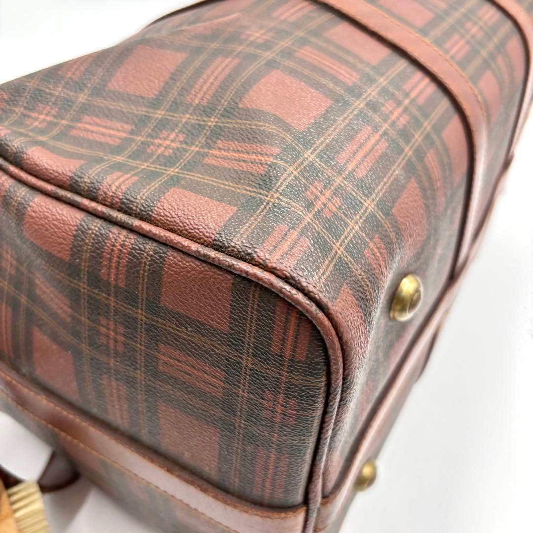 RALPH LAUREN 2way ボストンバッグ レッド チェック 希少