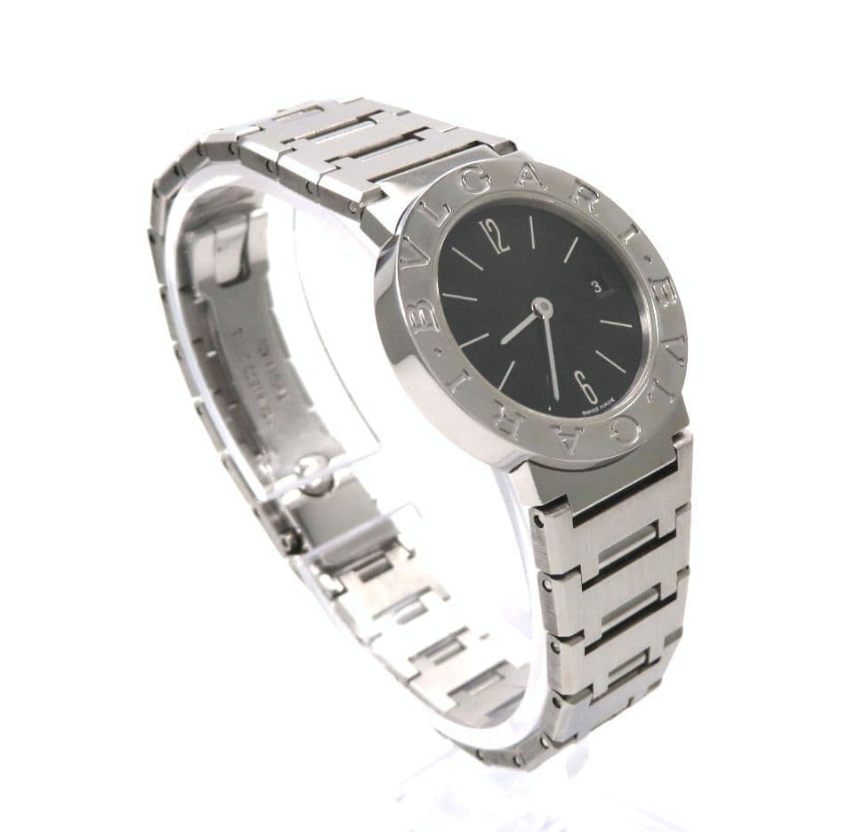 【BB26SS】BVLGARI ’ブルガリ時計’ ブラック レディース☆極美品☆