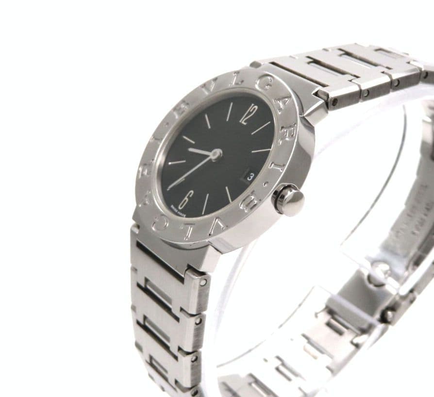 【BB26SS】BVLGARI ’ブルガリ時計’ ブラック レディース☆極美品☆