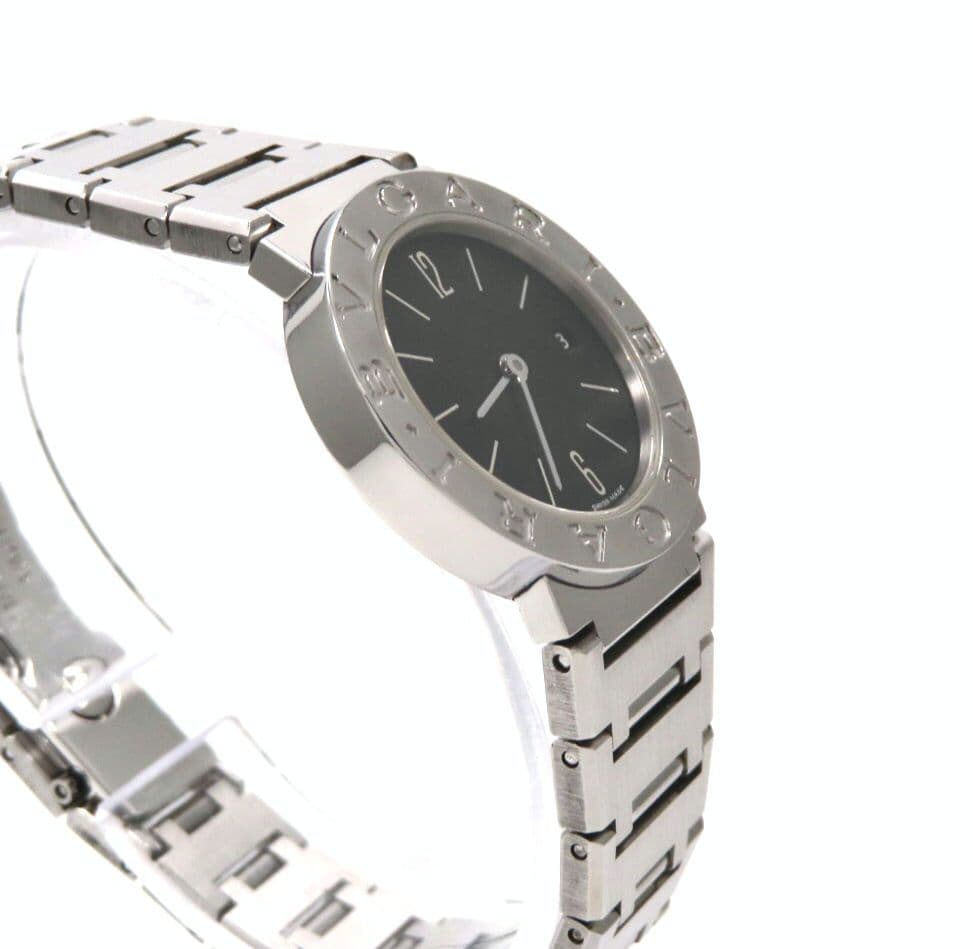 【BB26SS】BVLGARI ’ブルガリ時計’ ブラック レディース☆極美品☆