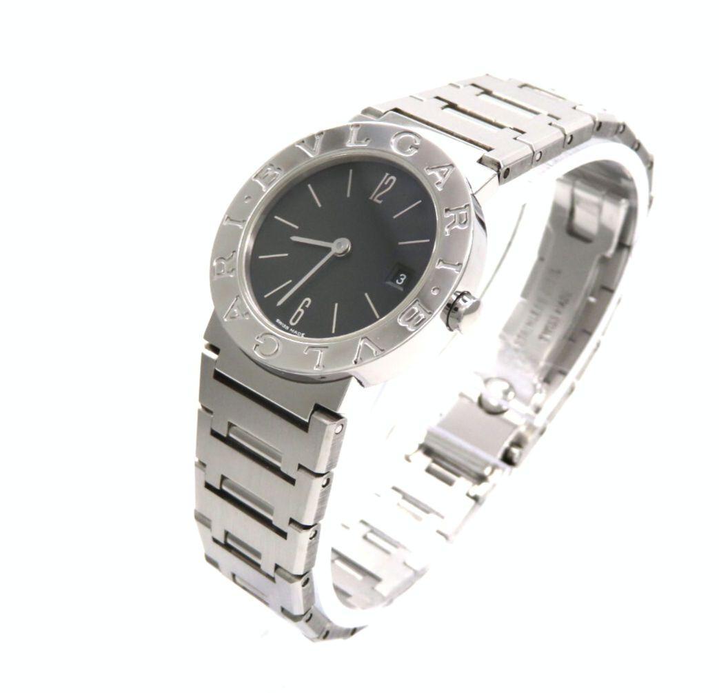 【BB26SS】BVLGARI ’ブルガリ時計’ ブラック レディース☆極美品☆