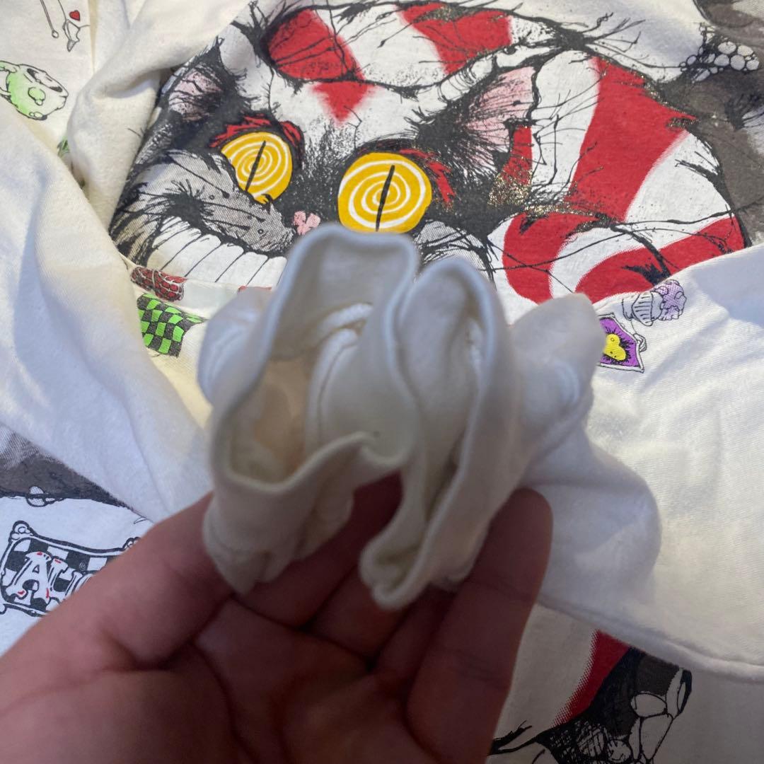 90s ANDAZIA 不思議の国のアリス　チェシャ猫　 ロンT レア　希少