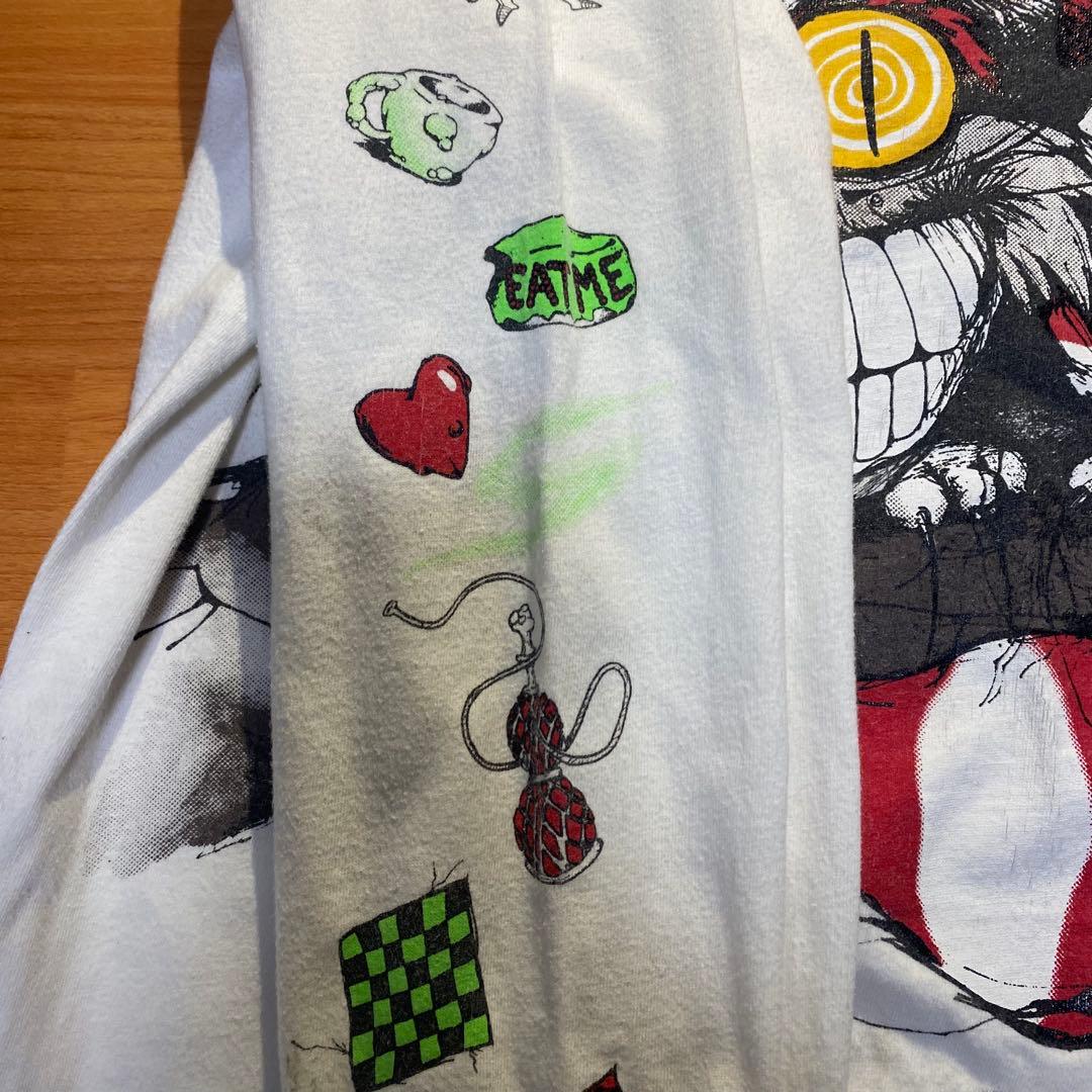 90s ANDAZIA 不思議の国のアリス　チェシャ猫　 ロンT レア　希少