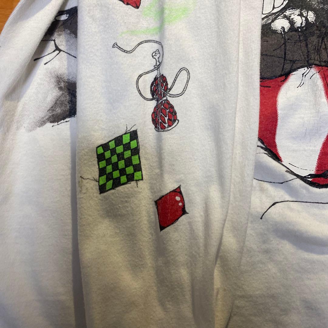 90s ANDAZIA 不思議の国のアリス　チェシャ猫　 ロンT レア　希少