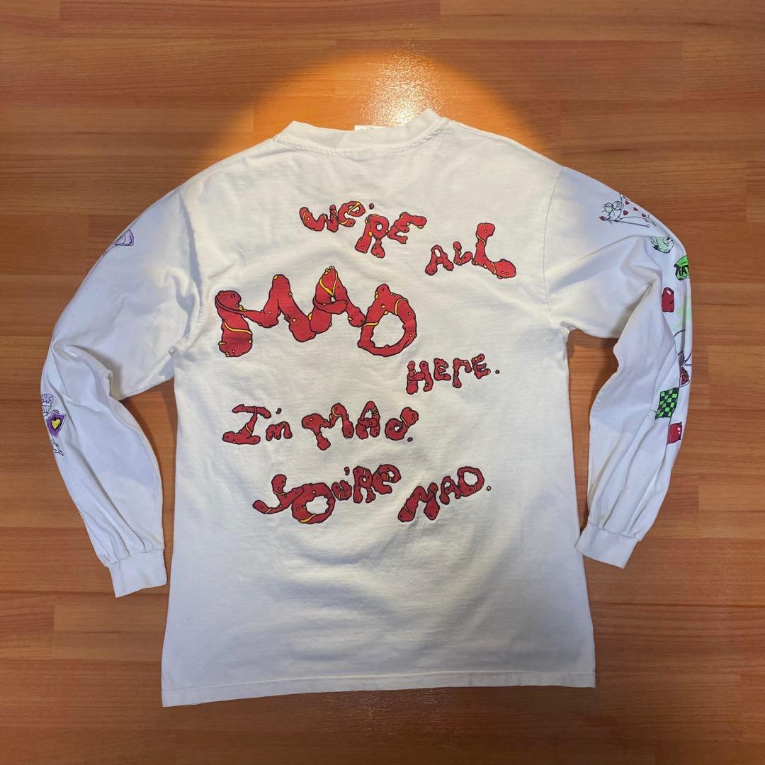 90s ANDAZIA 不思議の国のアリス　チェシャ猫　 ロンT レア　希少