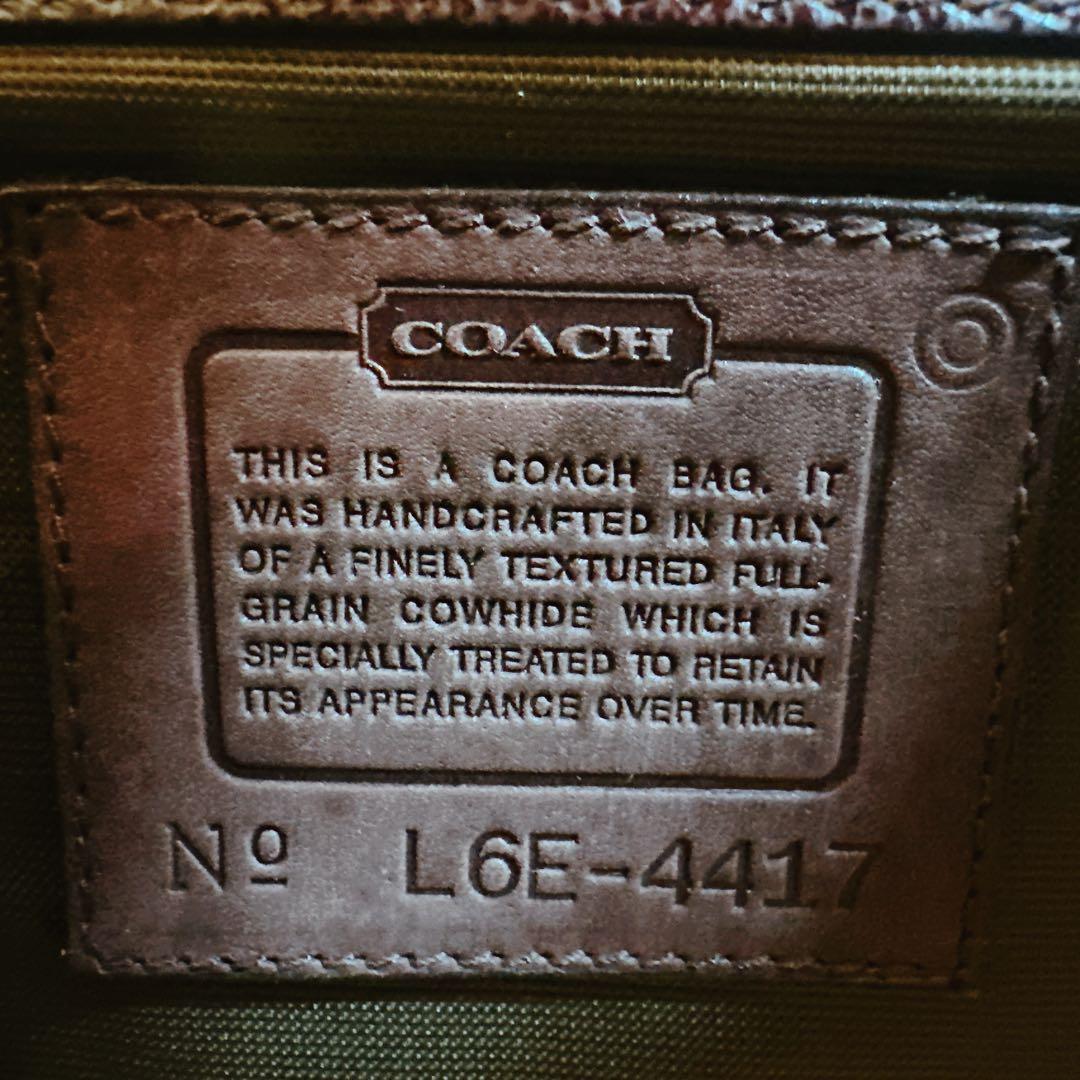 新品同様希少イタリア製 オールドコーチ ショルダーバッグ OLD COACH