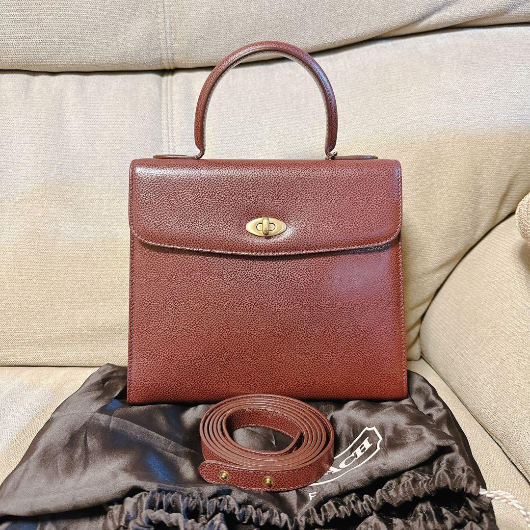 新品同様希少イタリア製 オールドコーチ ショルダーバッグ OLD COACH