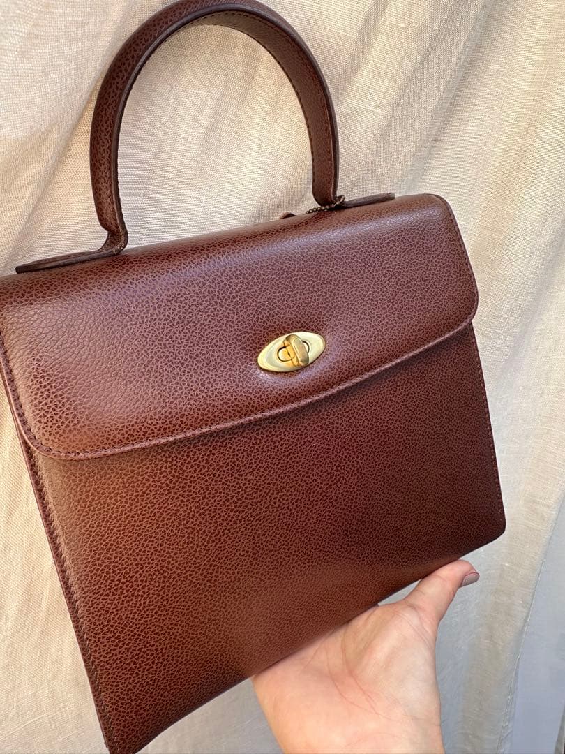 新品同様希少イタリア製 オールドコーチ ショルダーバッグ OLD COACH