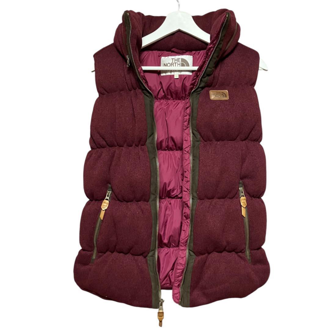 THE NORTH FACE ノースフェイス ダウンベスト メランジ調ニット