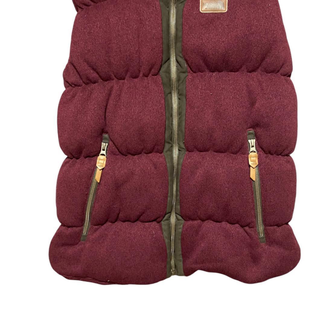 THE NORTH FACE ノースフェイス ダウンベスト メランジ調ニット