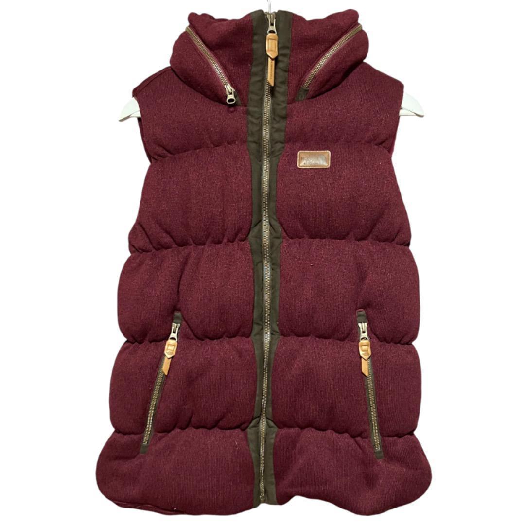 THE NORTH FACE ノースフェイス ダウンベスト メランジ調ニット