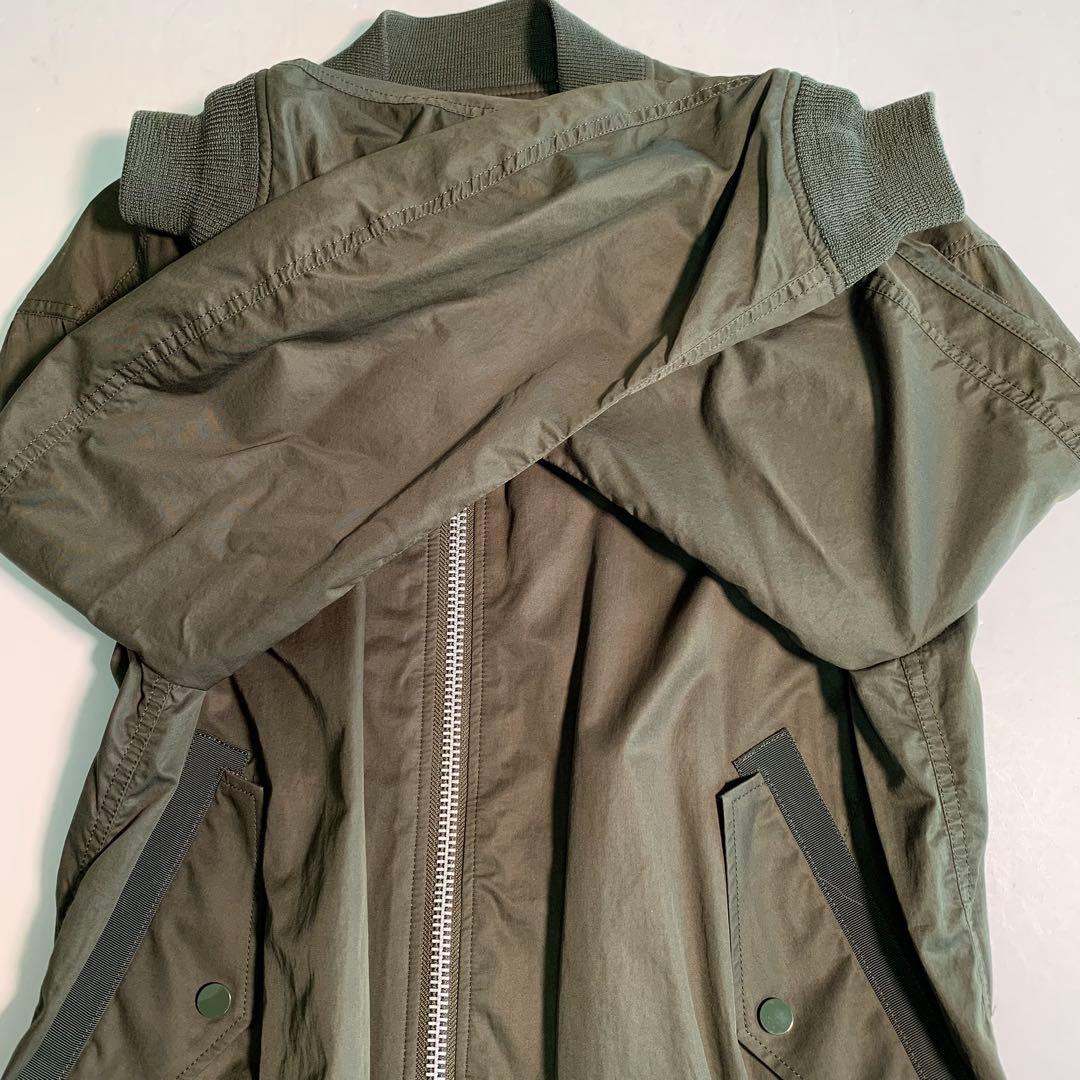 Name. オリーブ MA-1 フライトジャケット ブルゾン ジャンパー M相当