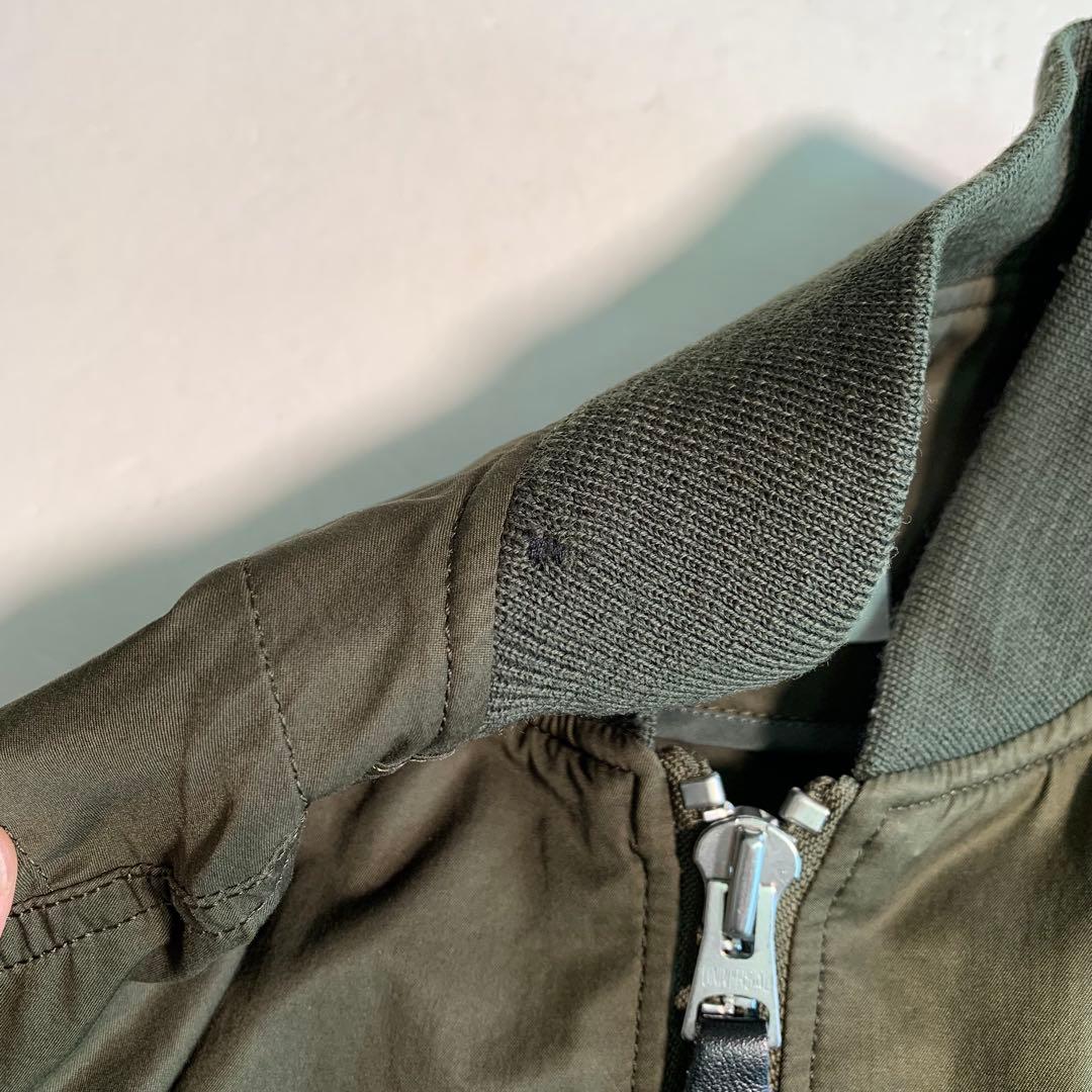 Name. オリーブ MA-1 フライトジャケット ブルゾン ジャンパー M相当