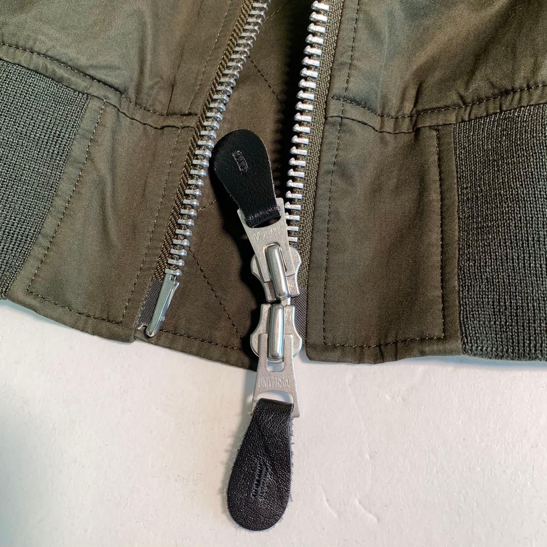 Name. オリーブ MA-1 フライトジャケット ブルゾン ジャンパー M相当