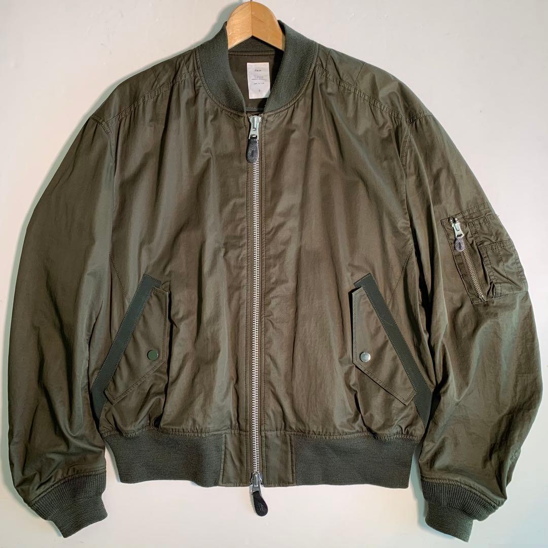 Name. オリーブ MA-1 フライトジャケット ブルゾン ジャンパー M相当