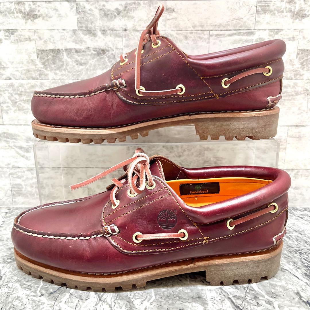 美品✨ ティンバーランド スリーアイ デッキシューズ アメカジ 茶色 26.5