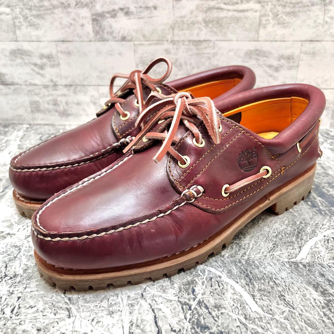 美品✨ ティンバーランド スリーアイ デッキシューズ アメカジ 茶色 26.5