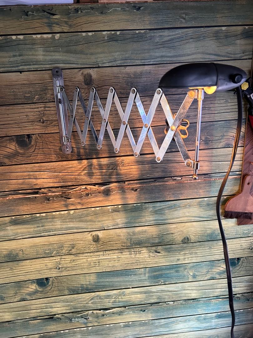 アンティーク シザーランプ インダストリアル