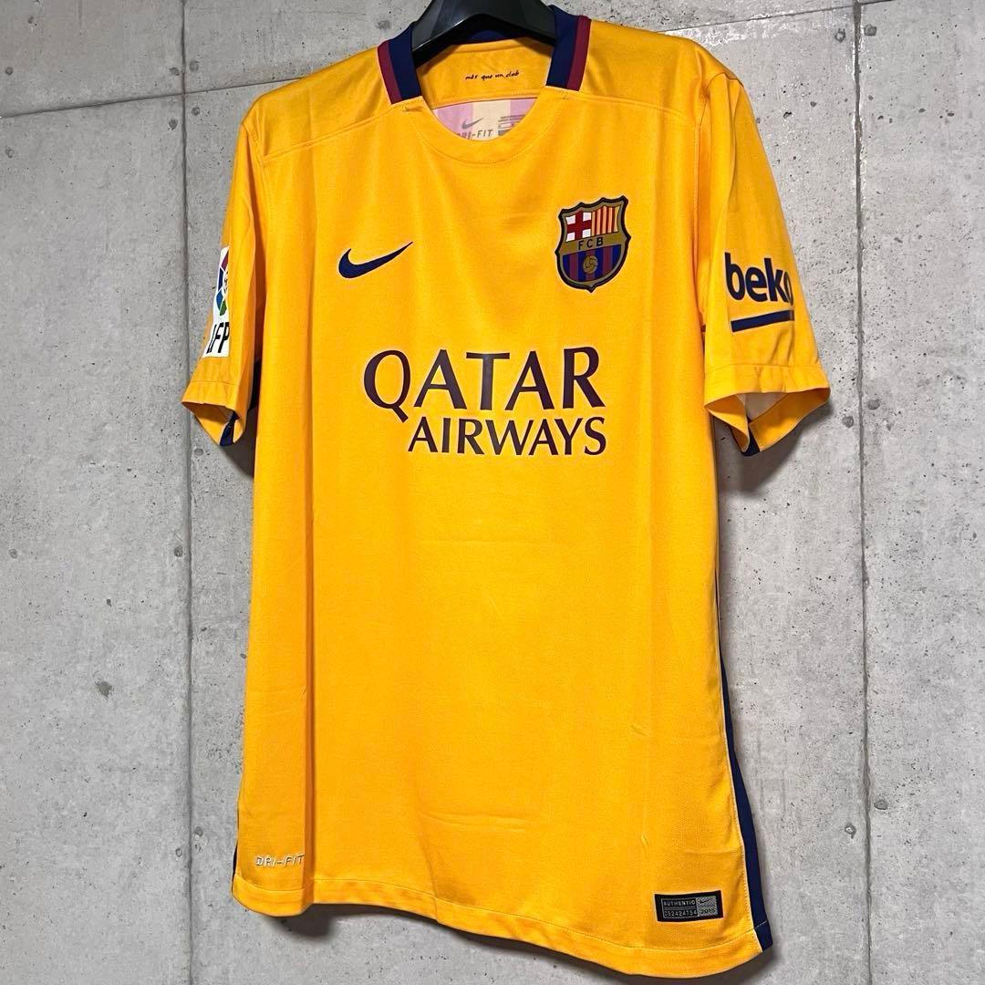 【新品/タグ付き】15/16 FCバルセロナ ♯10 メッシ【Mサイズ】アウェイ