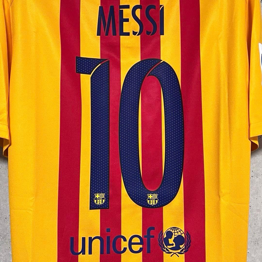 【新品/タグ付き】15/16 FCバルセロナ ♯10 メッシ【Mサイズ】アウェイ