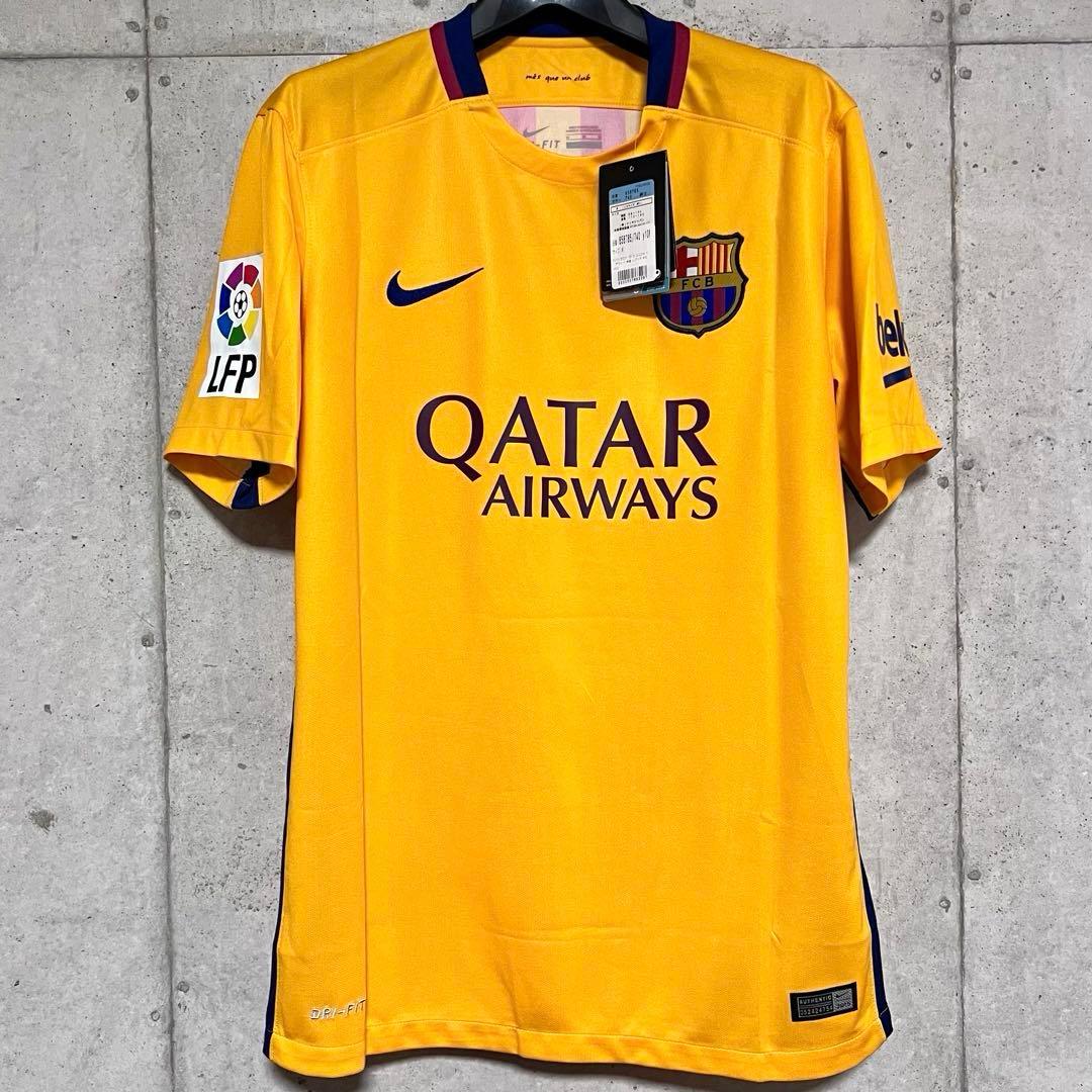 【新品/タグ付き】15/16 FCバルセロナ ♯10 メッシ【Mサイズ】アウェイ