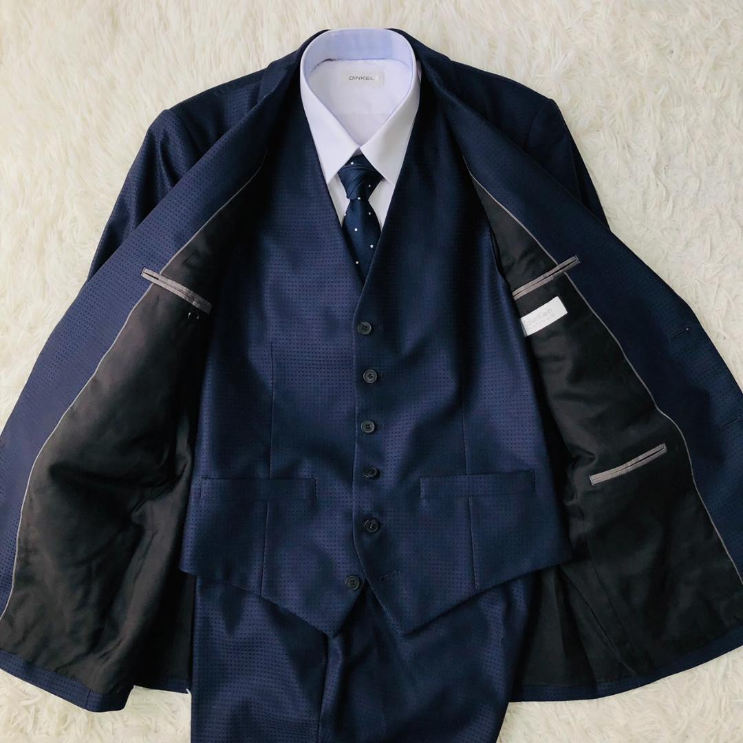 【希少スリーピース】カルバンクライン★セットアップスーツ L相当 ビジネス