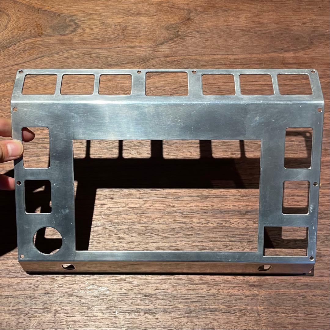 ランドローバー　ディフェンダー 2DINフェイスパネル td5 アルミ素地