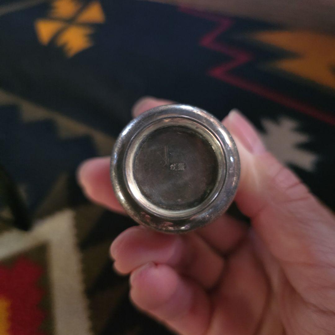 純銀のカップと木箱セット