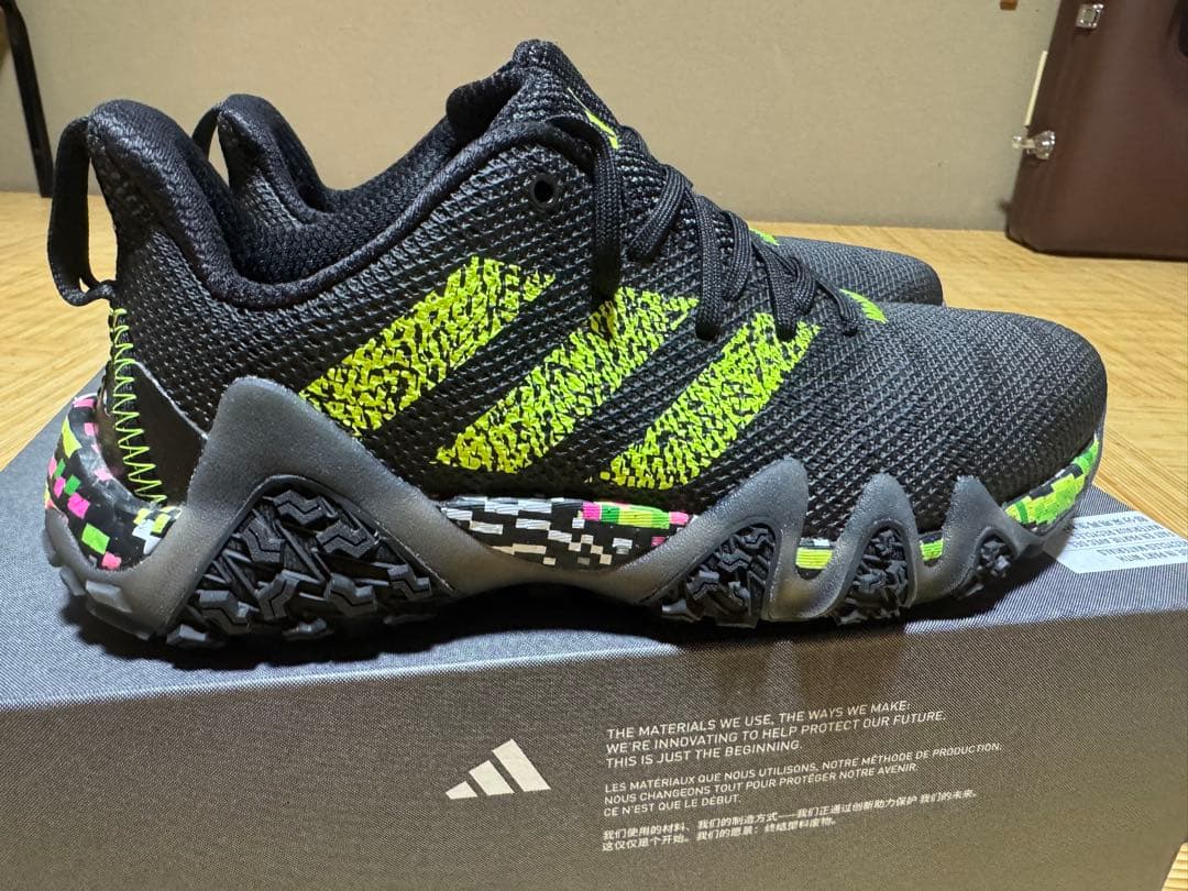 adidas ゴルフシューズ 短時間1度使用 25,5