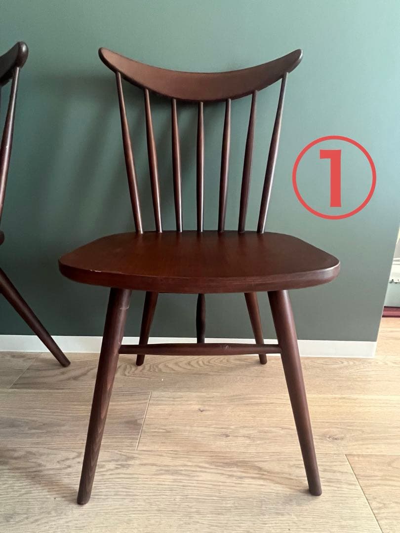 CRES ダイニングチェア　2脚セット　直接取引可