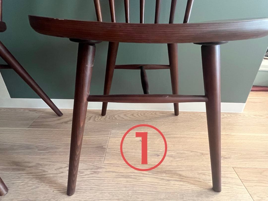 CRES ダイニングチェア　2脚セット　直接取引可