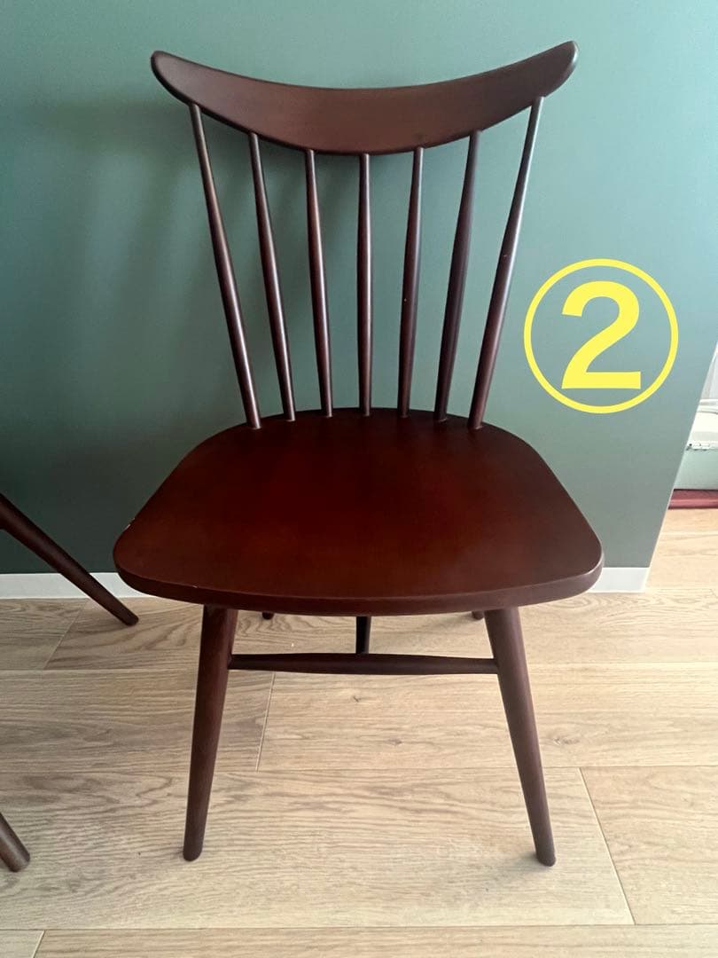 CRES ダイニングチェア　2脚セット　直接取引可