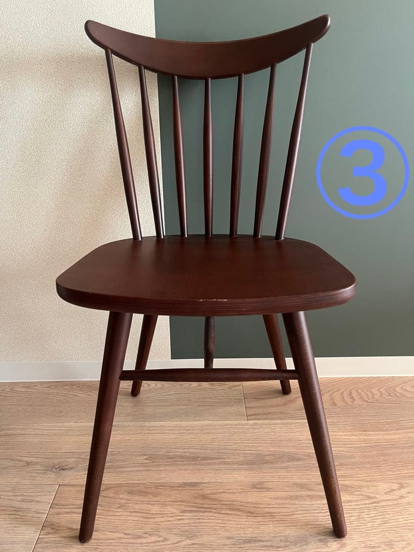 CRES ダイニングチェア　2脚セット　直接取引可